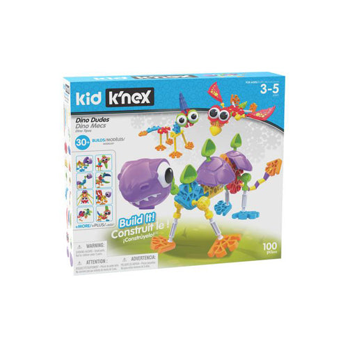Kid K’nex Dino Dudes Building Set - Little Builder Fun