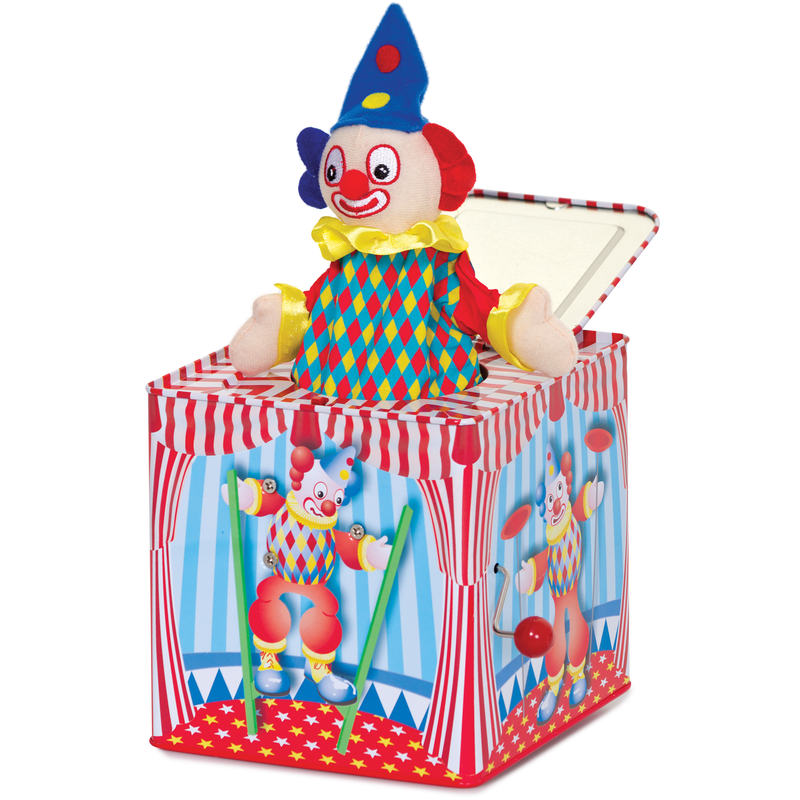 Clown Jack In The Box - Tabletop Fun Pick
