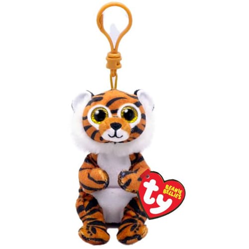 Clawdia Tiger – Beanie Bellies – Key Clip - Little Comfort Friend
