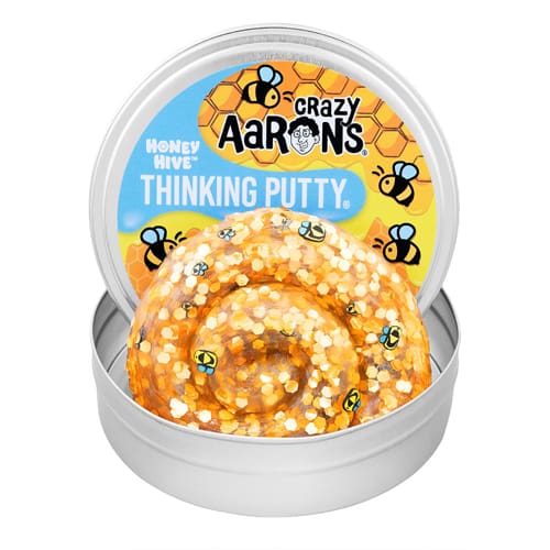 Crazy Aaron’s Thinking Putty Trendsetters Honey Hive - Push and Go