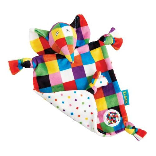 Elmer Comfort Blanket - Gentle Cuddle Toy
