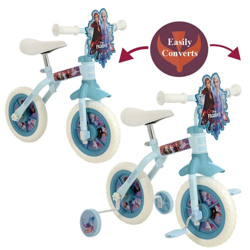 Frozen 2 2 in 1 10″ Training Bike - Little Rider Fun