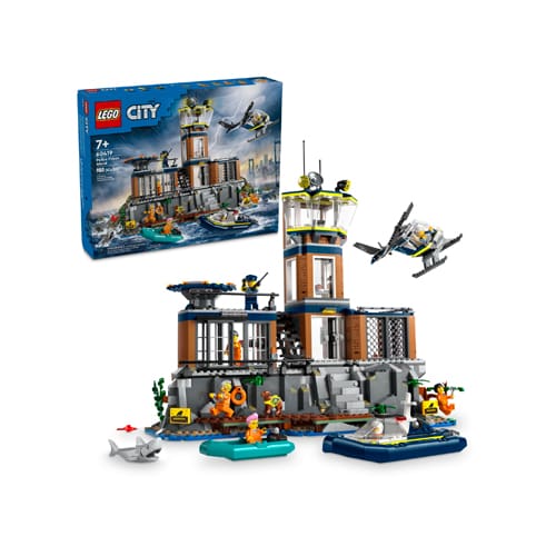 LEGO City Police 60419 Police Prison Island - Build Play Ready