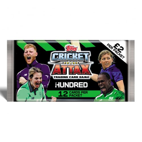 Match Attax: Cricket Attax 2022 The Hundred Card – Booster Pack - Card Play Choice