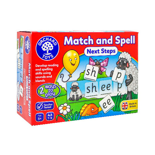 Match & Spell Next Steps - Creative Block Fun