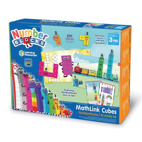 Cubes 1-10 Activity Set - Build Play Ready
