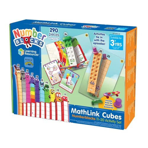 Cubes 11-20 Activity Set - Build Play Ready