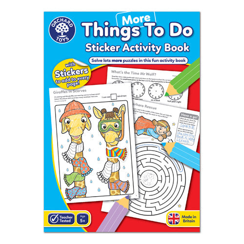 More Things To Do Colouring Book - Reading Time Pick