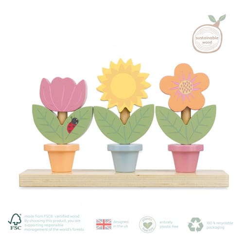 Stacking Flower Pots (FSC) - Travel Puzzle Pick