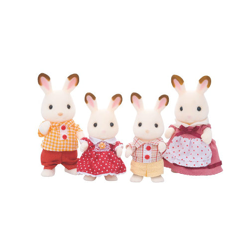Sylvanian Families Chocolate Rabbit Family - Hug Me Friend