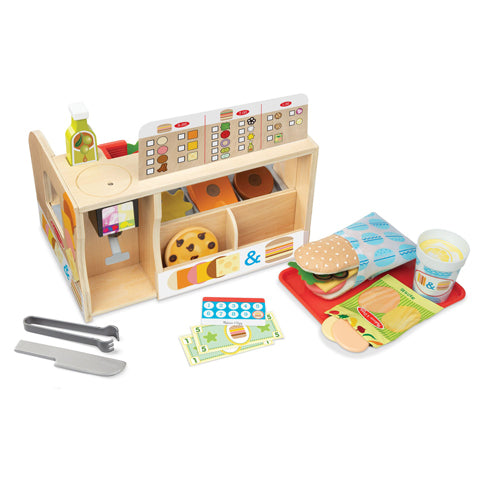 Wooden Slice & Stack Sandwich Counter - Brick Play Pick